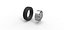 Front semi wheel for pickup Version 17 Scale 1 to 25