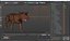 3D Running Brown Retriever Dog Fur Animated Rigged for Cinema 4D model