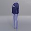 sudaderas con estampado femenino y jeans azules