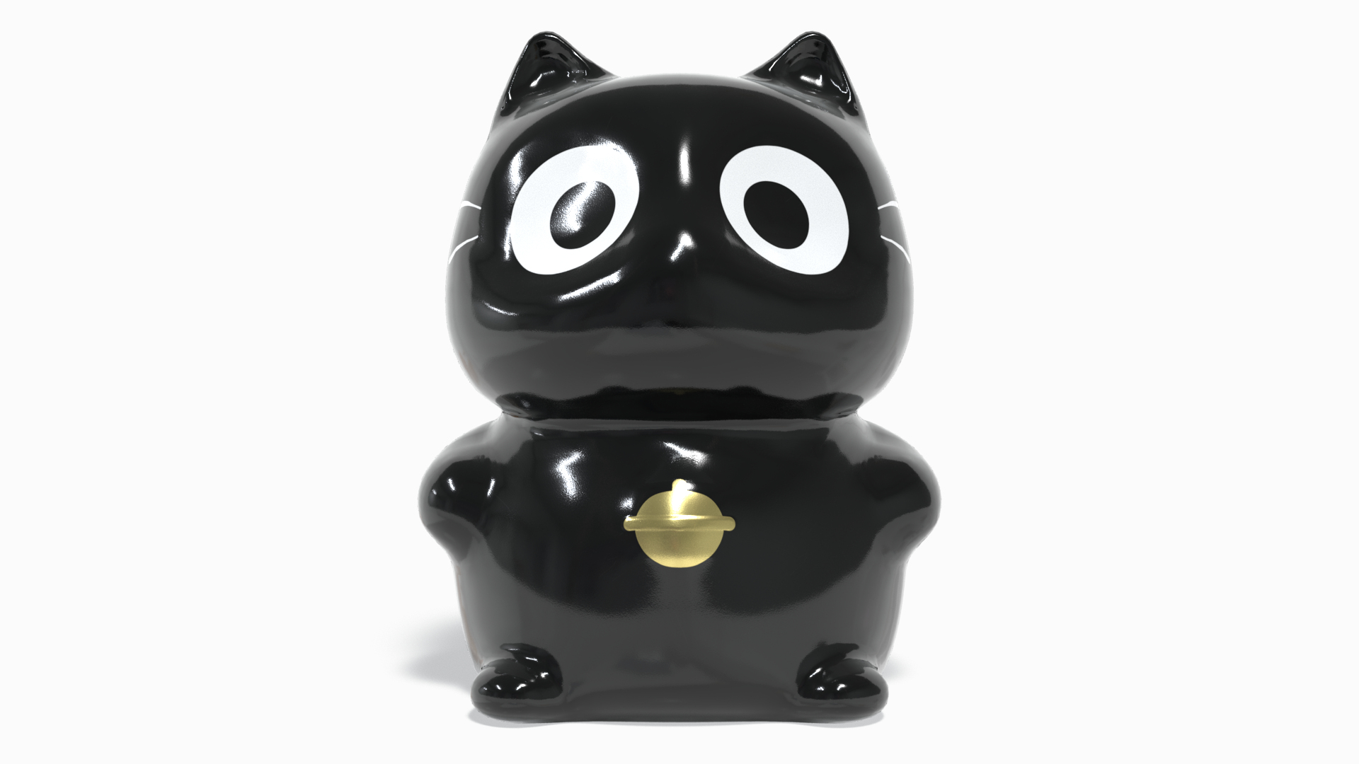 3D Lucky Fortune Cat Model - TurboSquid 1743054