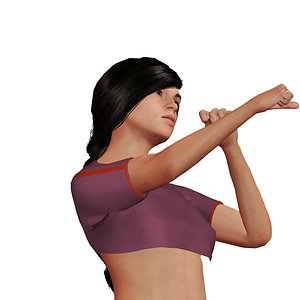 adult woman clothes 3D