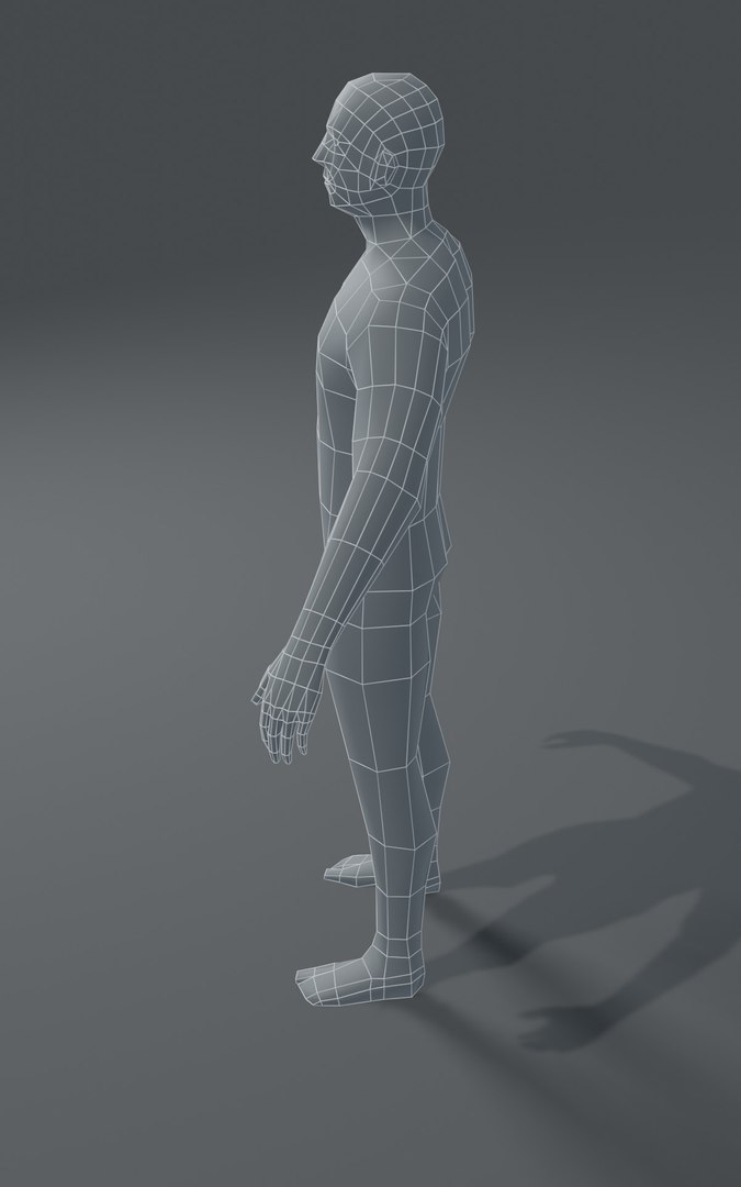 Male Body Base Mesh Model - TurboSquid 1649348