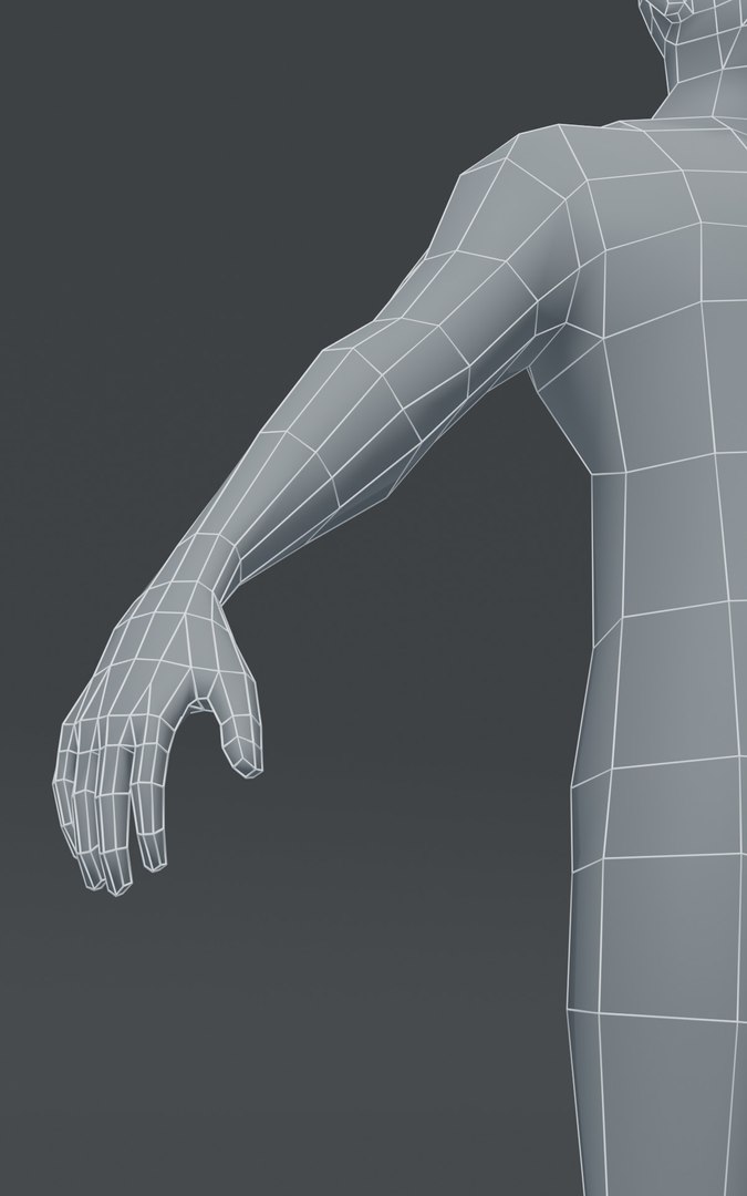 Male Body Base Mesh Model - TurboSquid 1649348