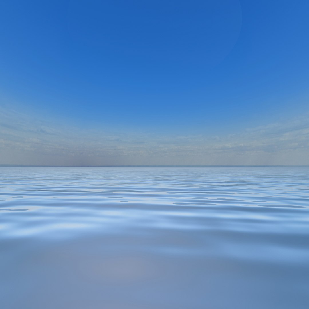 Ocean Seascape 3D Model - TurboSquid 1205663