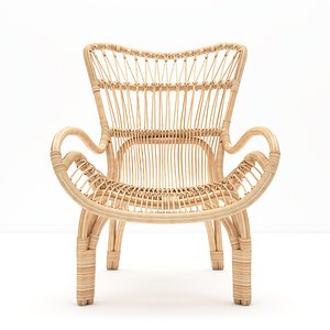 Rattan Chair 3D model