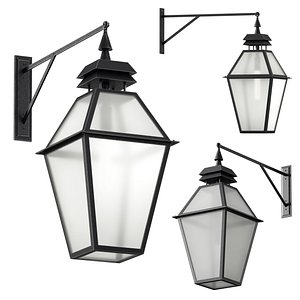 3D Outdoor Wall Hanging Lantern Light