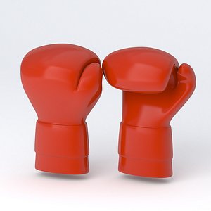 3D model Boxing Glove Red