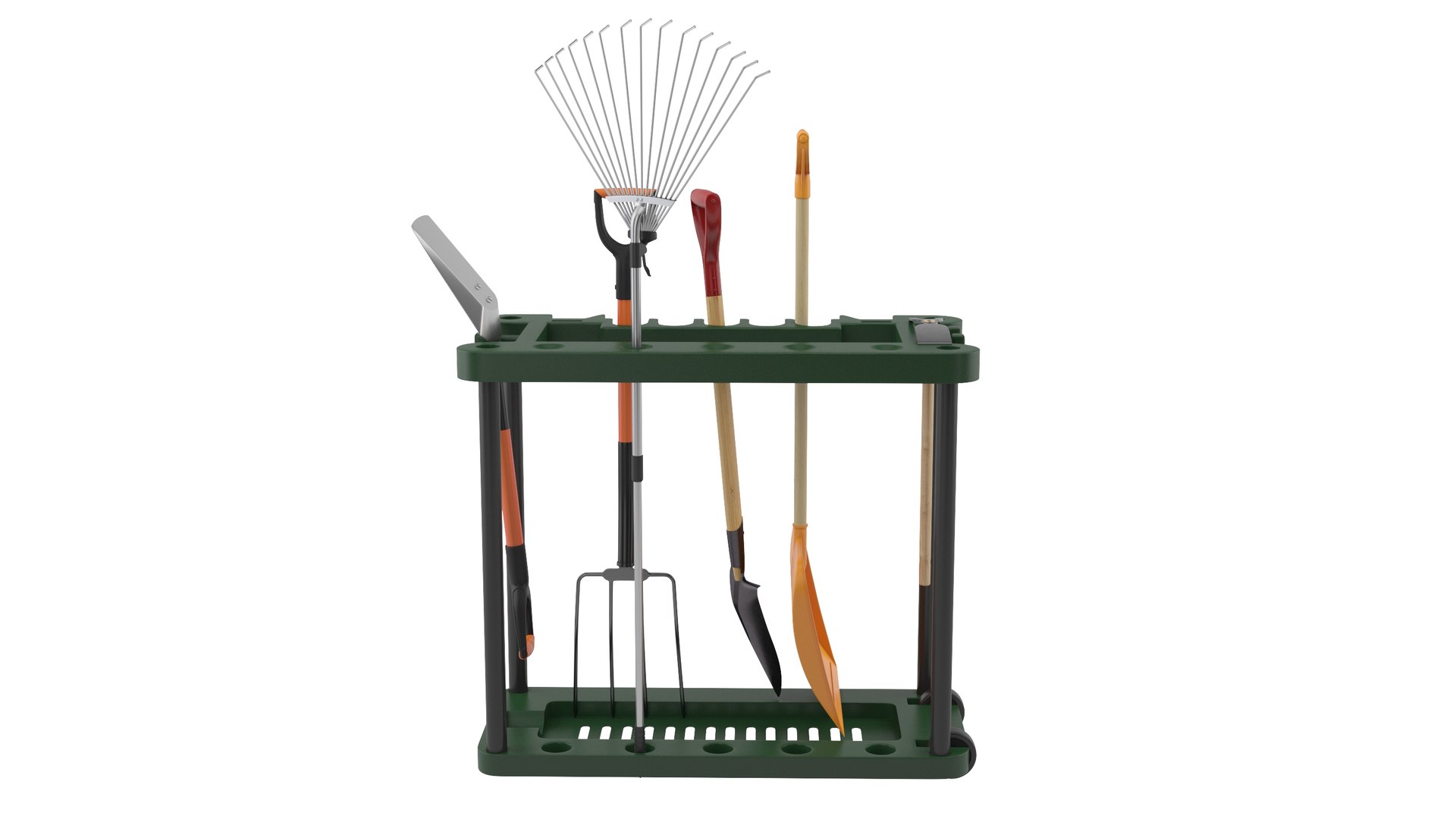 3D Gardening Tool Rack Model - TurboSquid 1972386