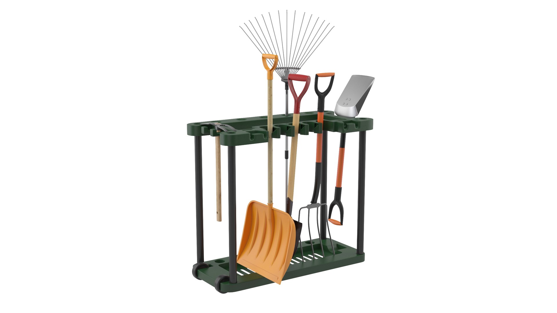 3D Gardening Tool Rack Model - TurboSquid 1972386