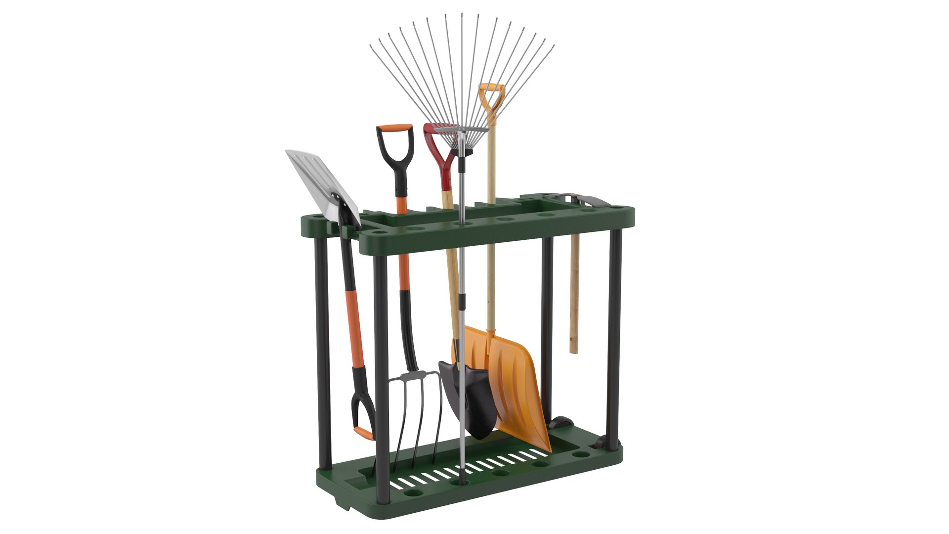 3D Gardening Tool Rack Model TurboSquid 1972386