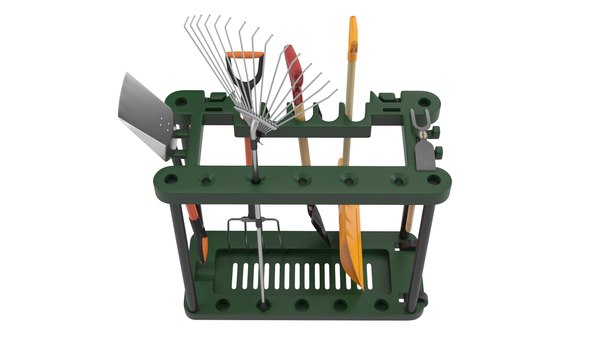 modelo 3d Gardening tool rack - TurboSquid 1972386
