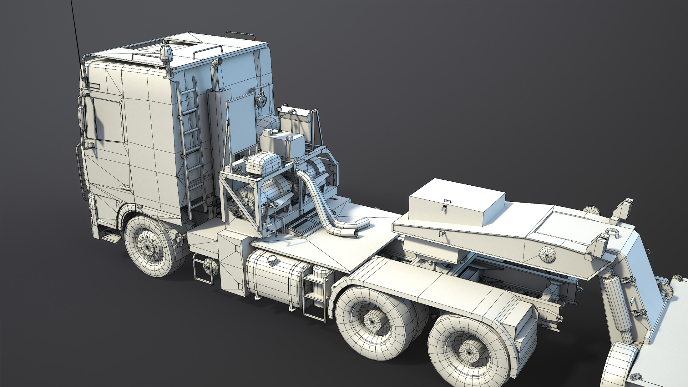 Lowpoly daf tropco transporter model TurboSquid 1304857