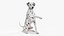 Dalmatian Dog Rigged