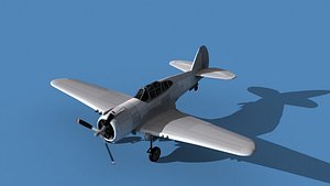 Curtiss P-36C Hawk Bare Metal