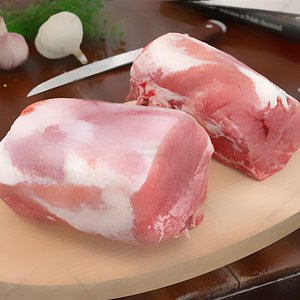 Pork tendon pork pork bacon pork pork ham 3D