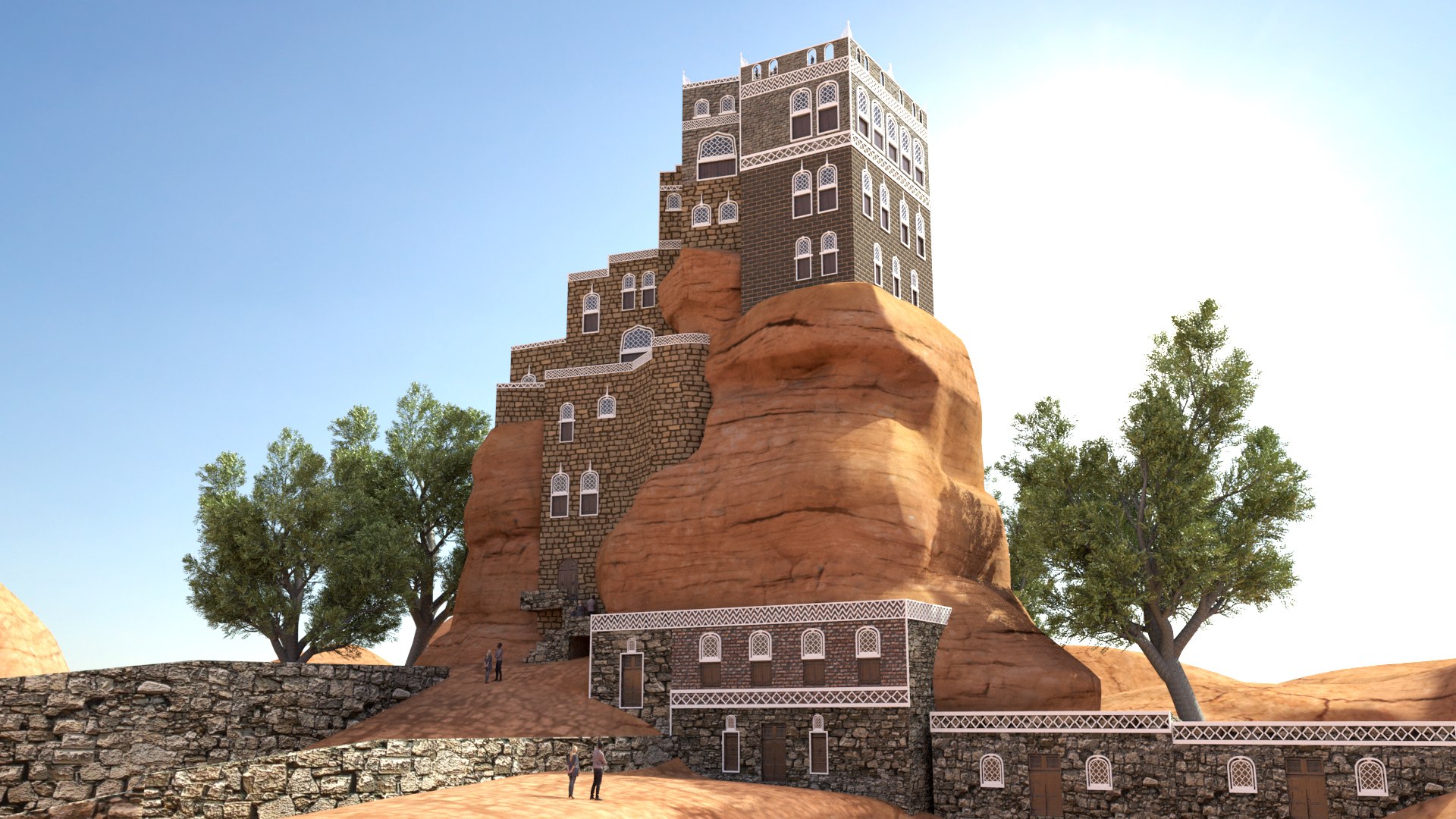 stone house rock 3D model https://p.turbosquid.com/ts-thumb/mg/2NsVZJ/Nb/daralhajarlandscape1/jpg/1609286991/1920x1080/fit_q87/08746114885e8fa427f495ccd766c99741ed6ba8/daralhajarlandscape1.jpg