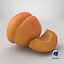 Ripe Apricot with Cut Wedge