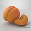 Ripe Apricot with Cut Wedge