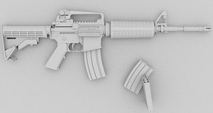 High Poly M16