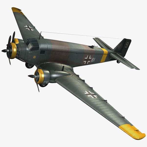 3d model junkers ju 52