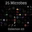 3D microbes micro bacteria cells