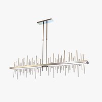 hubbardton forge Cityscape Large Vintage Platinum LED Pendant