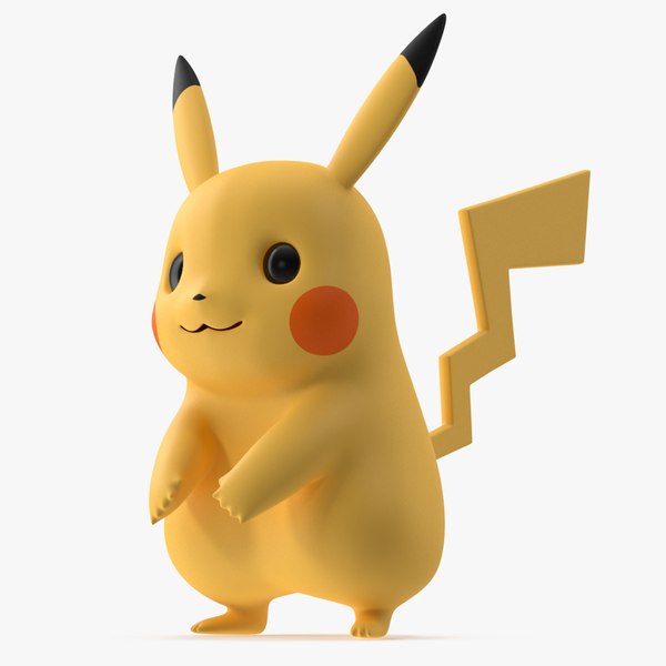 Personagem de desenho animado Pikachu Modelo 3D $39 - .3ds .blend