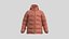 フード付きダウンジャケット（男性用）V2 Marvelous Designer CLO3D - zprj obj fbx