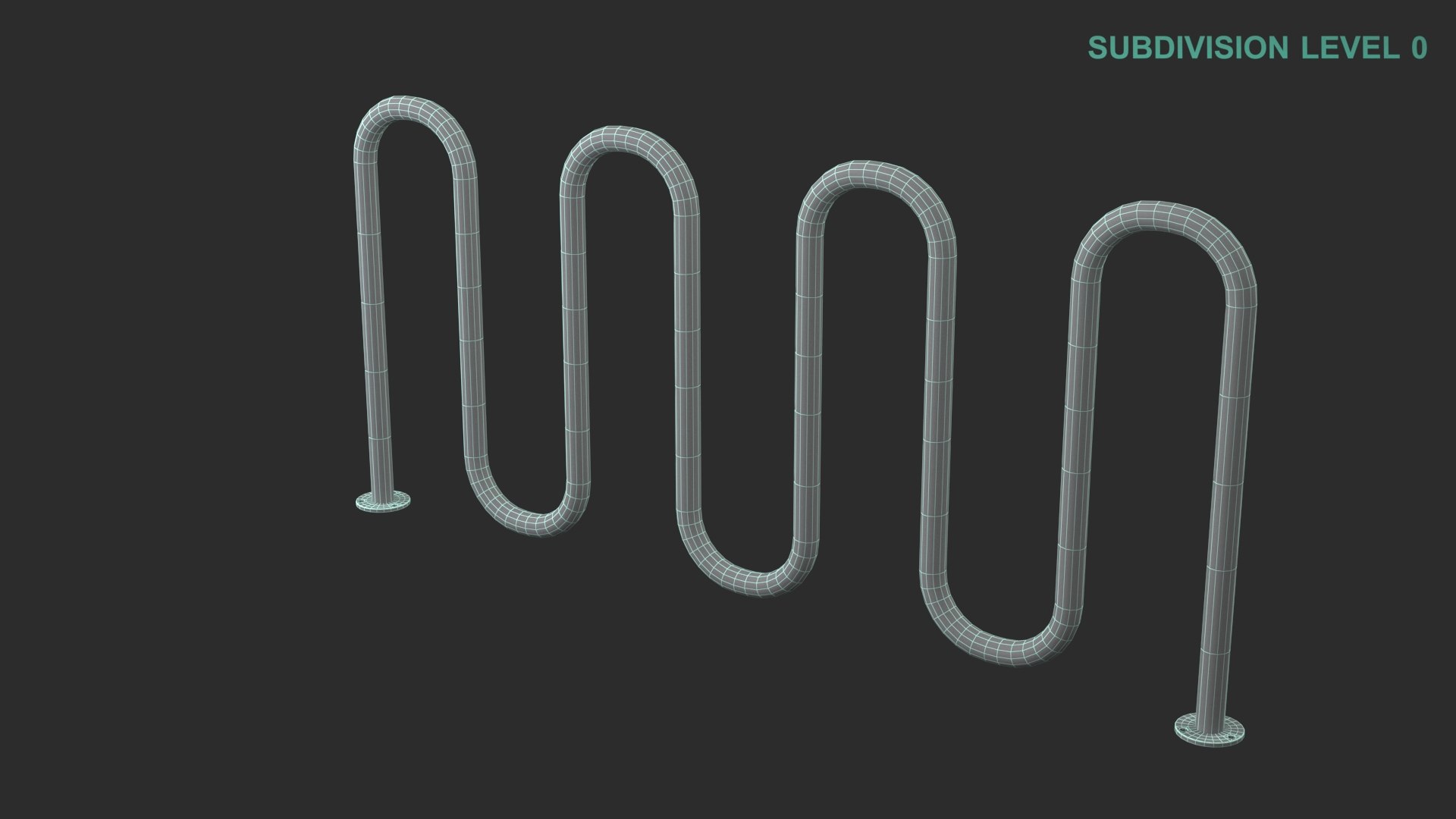 3D Bicycle Rack https://p.turbosquid.com/ts-thumb/mg/IAb6ho/xr/wireframe0007/jpg/1658914425/1920x1080/fit_q87/621413700bd258eddb8686859442d96079372c67/wireframe0007.jpg