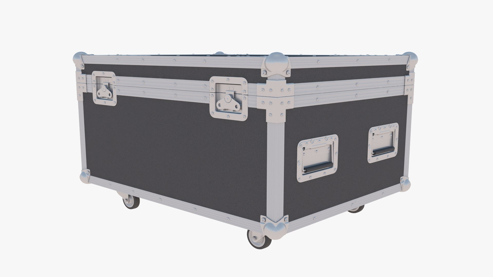 Large Instrument Tour Case With Wheels Model - TurboSquid 2279910