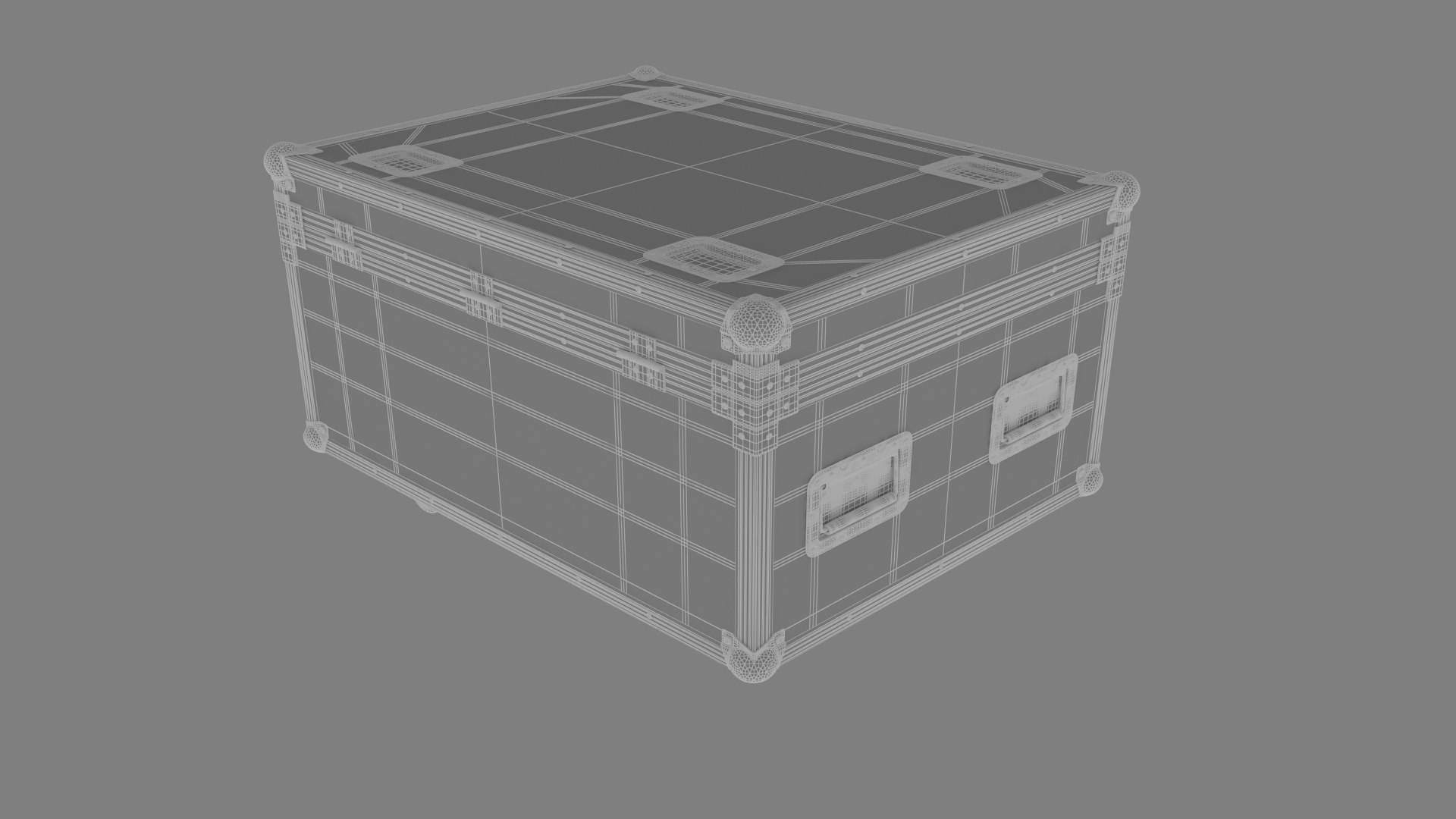 Large Instrument Tour Case With Wheels Model - TurboSquid 2279910