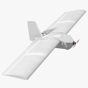 3D Cardboard Logistics Drone model