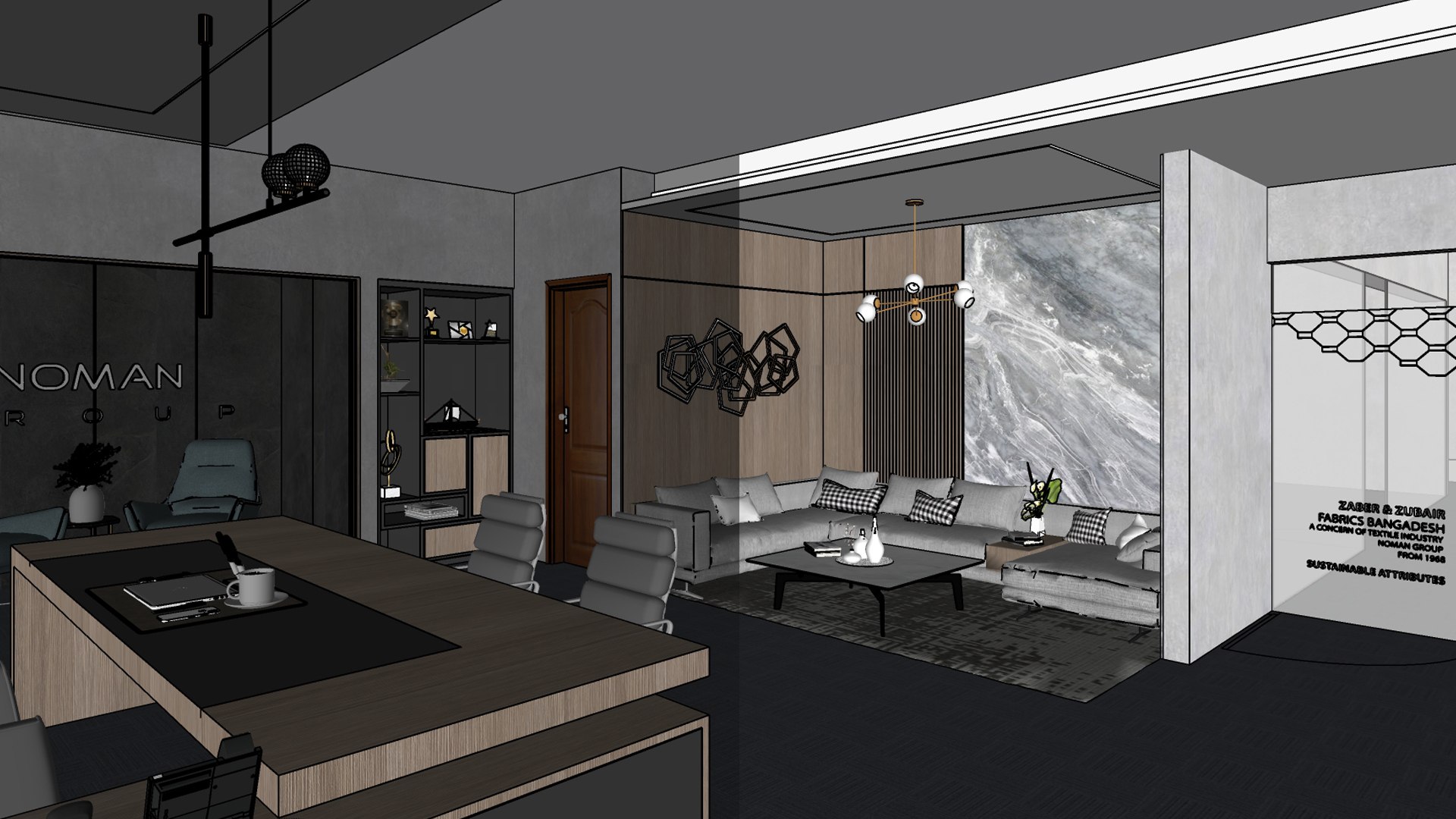 3D Office Interior - TurboSquid 2343474