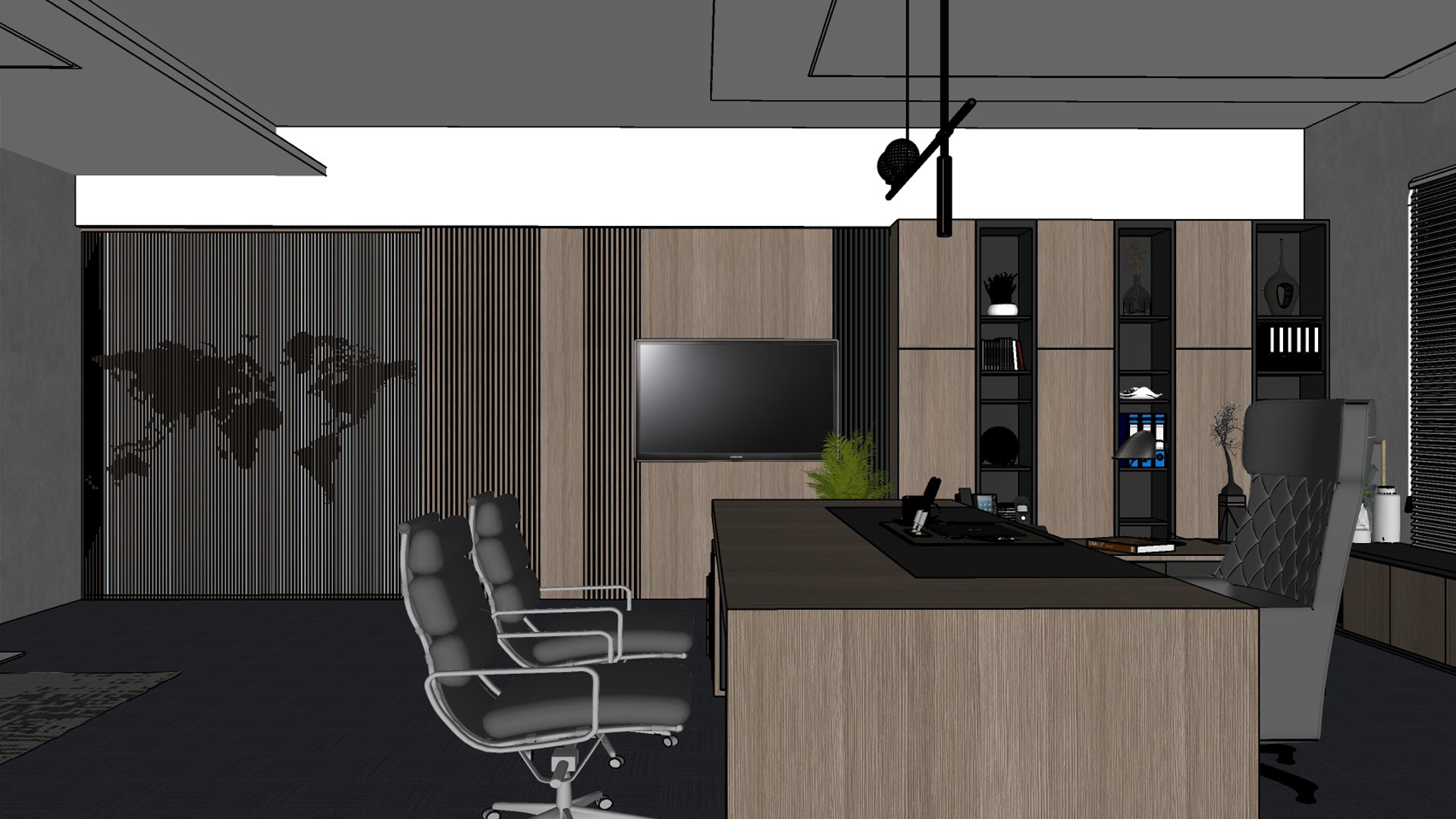 3D Office Interior - TurboSquid 2343474