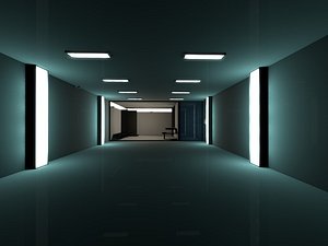 Super Criminal Hi-Tech Lockup Scene Low Poly Game Model