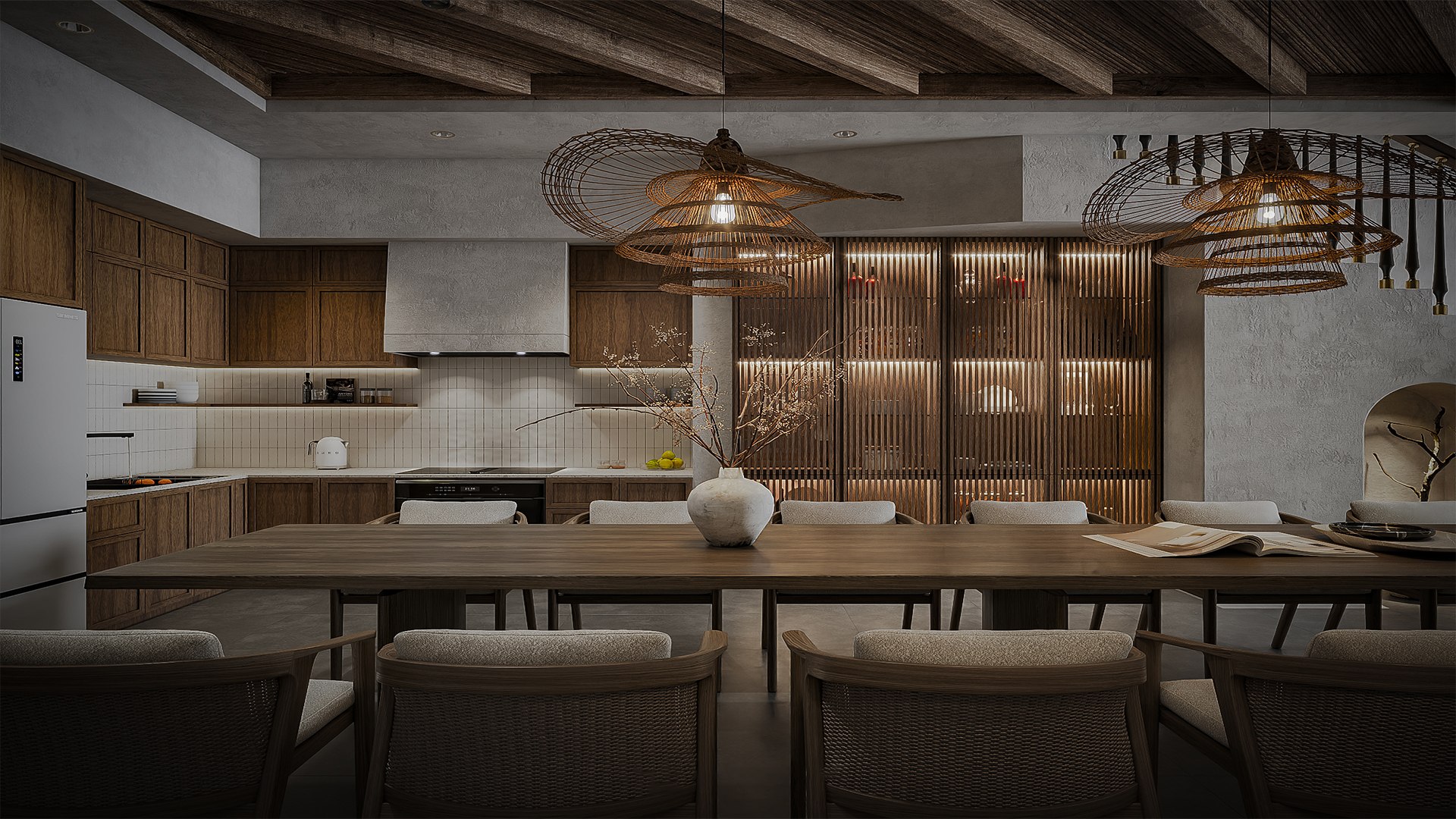 3D Modern Rustic Elegance - Living Dining Kitchen - Sneechvn - MAX FBX OBJ SKP Collada Simlab Blender https://p.turbosquid.com/ts-thumb/mg/SFcjoe/mC/modernrusticelegancelivingdiningkitchensneechvnpreview11/jpg/1734836595/1920x1080/fit_q87/a0bb53830ecc89145564a17d25397444b918b14a/modernrusticelegancelivingdiningkitchensneechvnpreview11.jpg