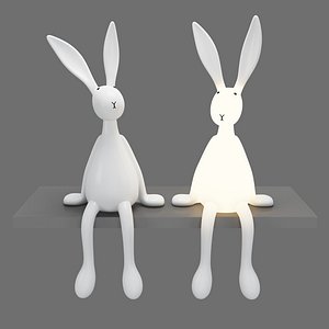 3D model joseph bunny lamp