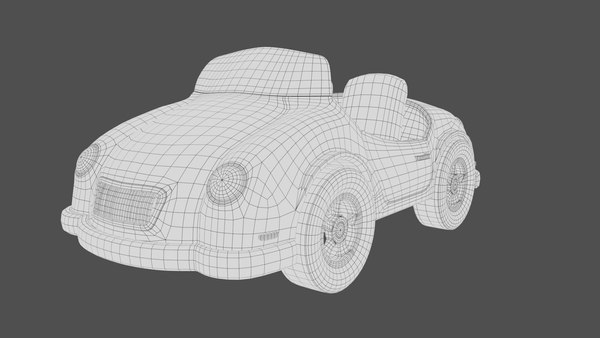 Cartoon toy car 3D model - TurboSquid 1711490