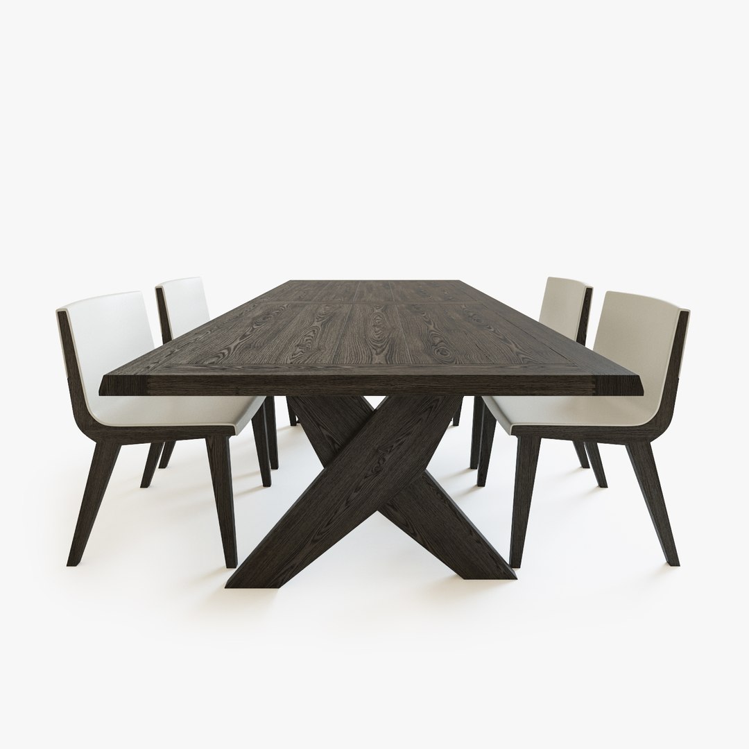 3d Table Chairs B Italia