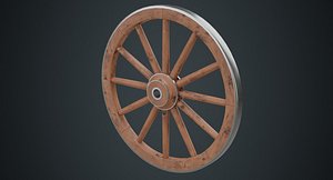 3D wagon wheel 1a