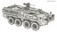 Stryker M1126 Infantry Carrier Vehicle Green