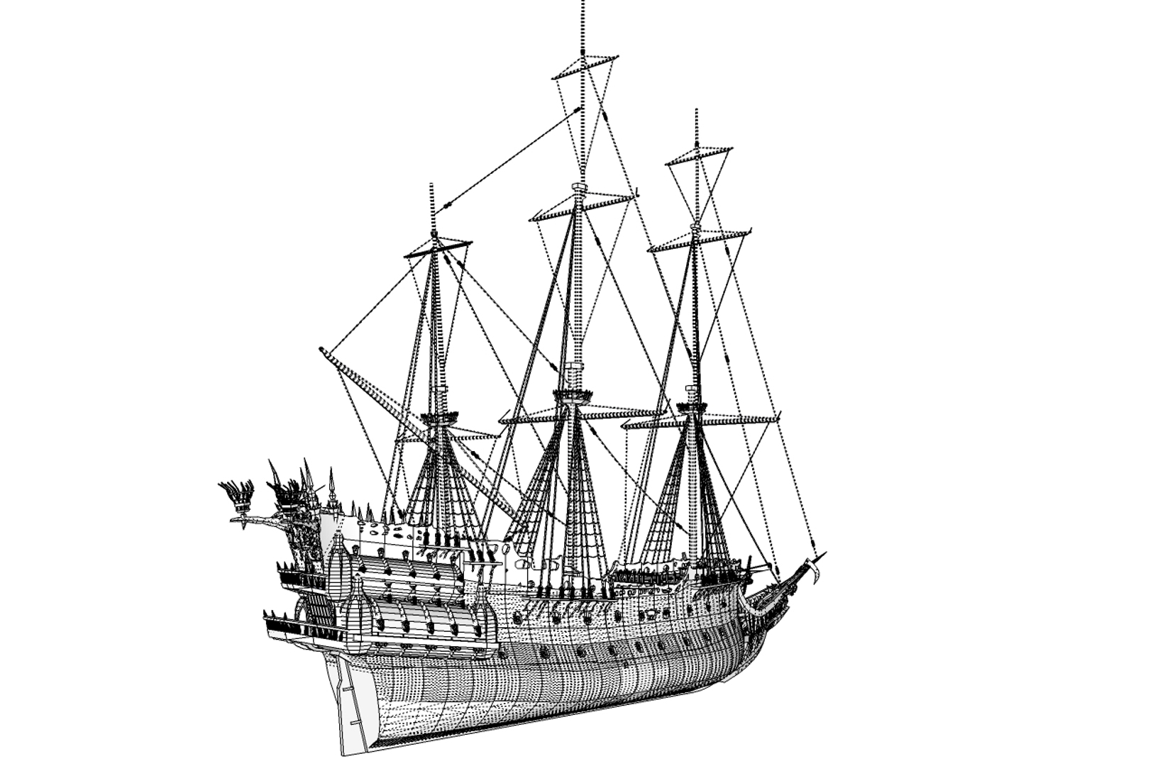 3d-flying-dutchman-ship-pirates-model