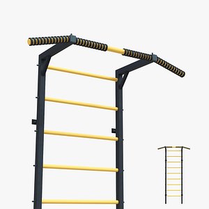 3D horizontal bar model