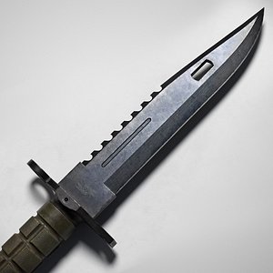 Tactical Battle Knife - M9 Bayonet Combat Knife model