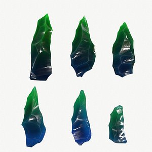 crystal set 3D model