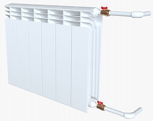 heating radiator 3D