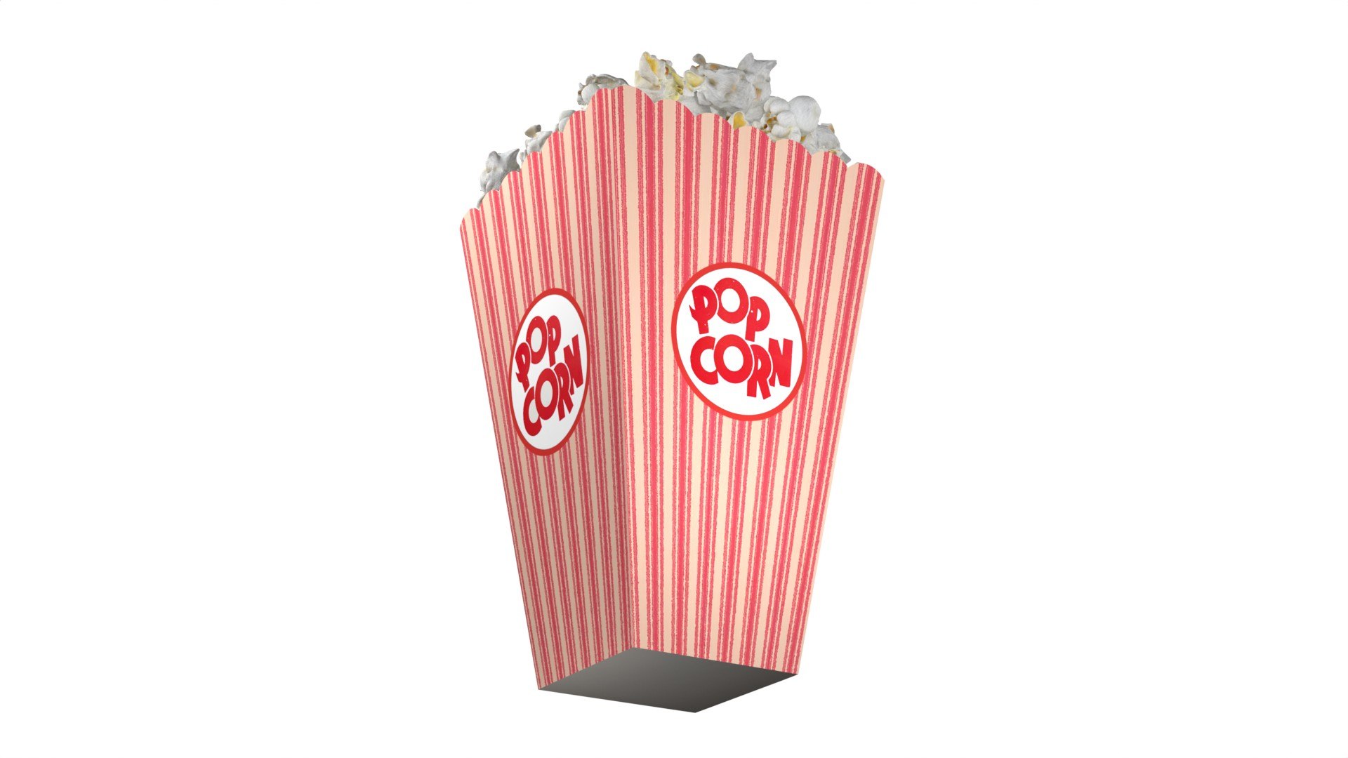 Popcorn Box 1 3D Model - TurboSquid 2387846