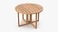 Patio Dining Table Round (posti 6) 01