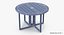 Patio Dining Table Round (posti 6) 01