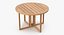 Patio Dining Table Round (posti 6) 01